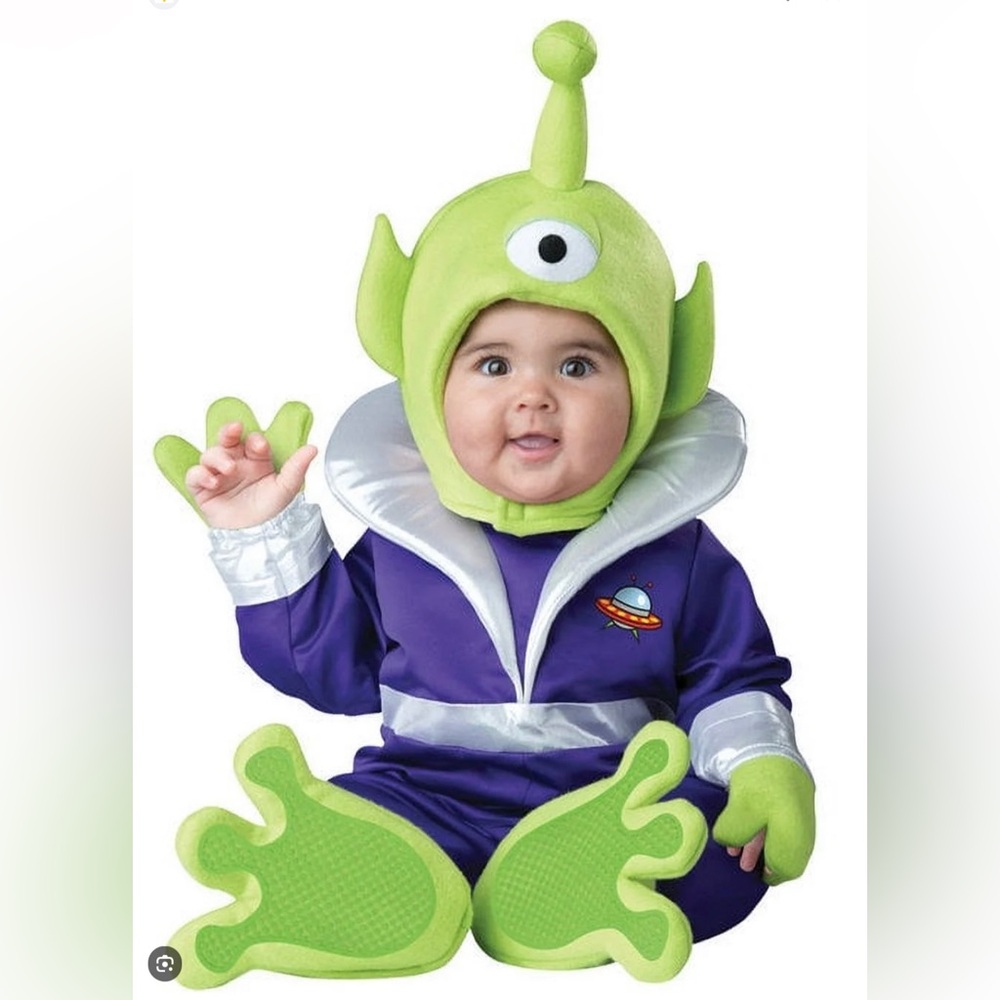 Baby Mini Martian Alien Costume 0-6 months